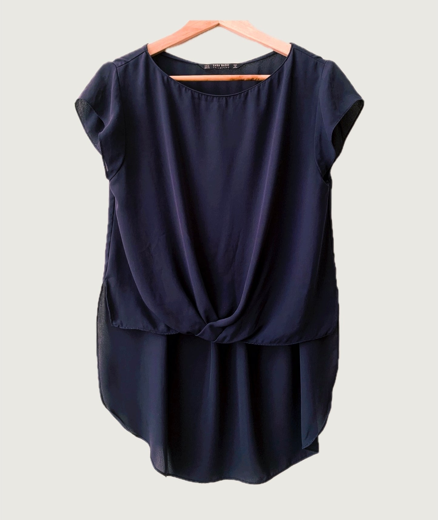 blusa cola de pato ZARA