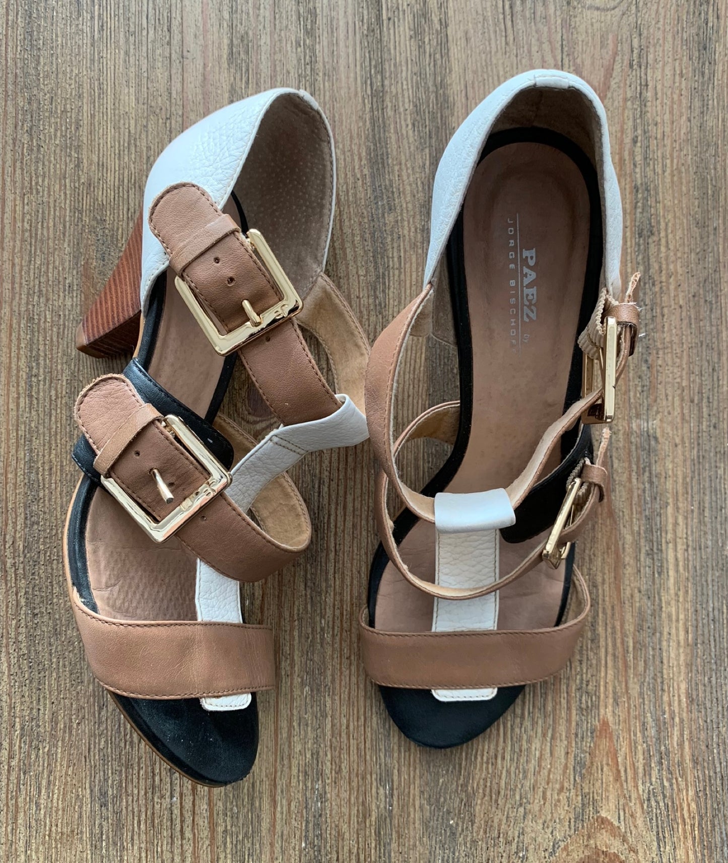 Sandalias taco medio PAEZ