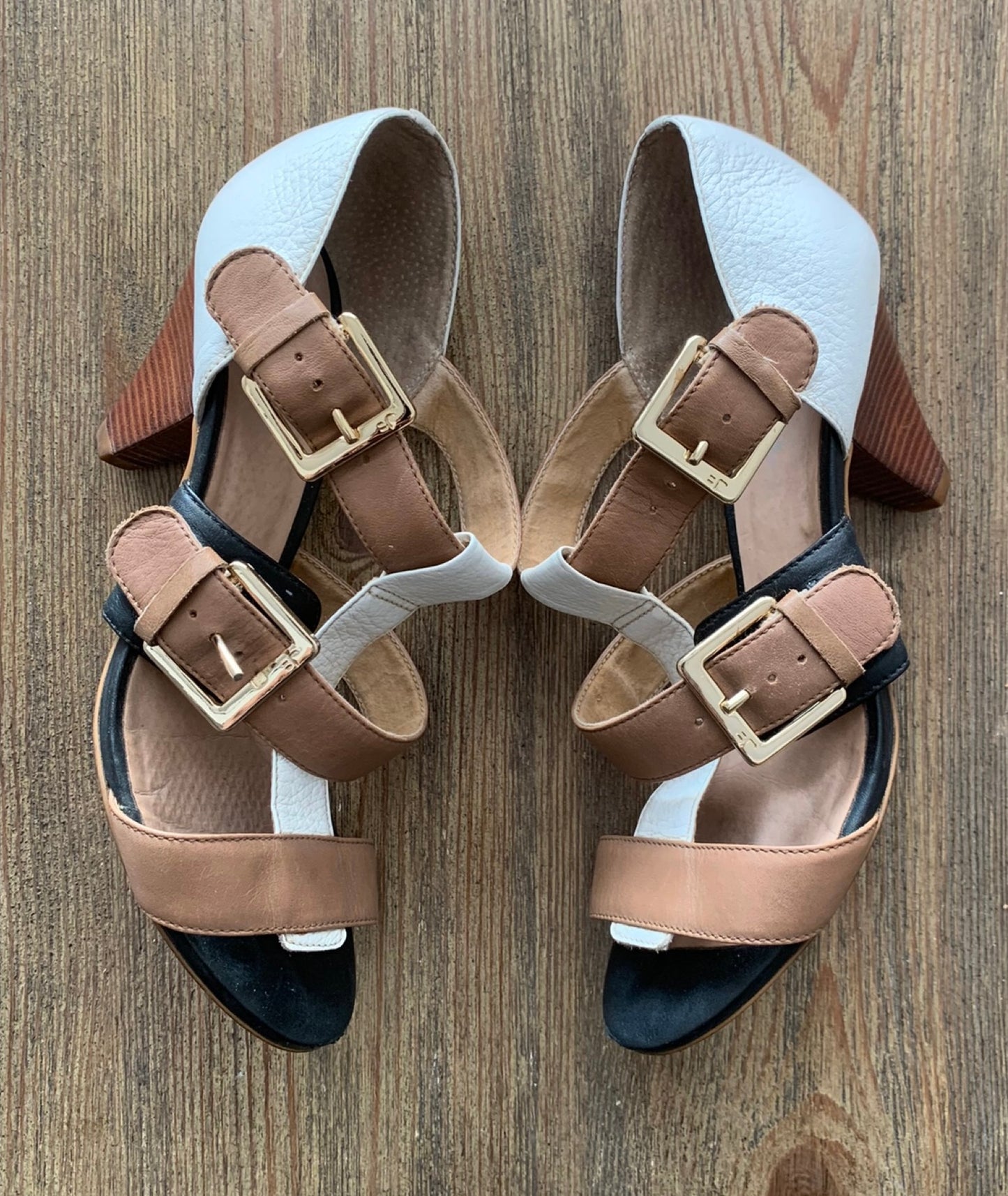 Sandalias taco medio PAEZ