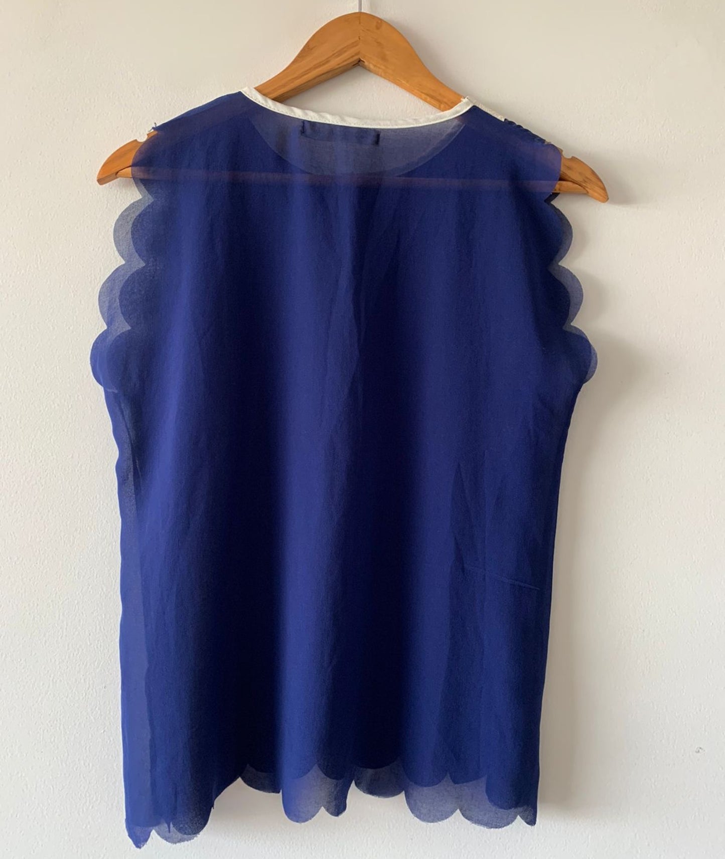 Blusa de gasa cuello BB