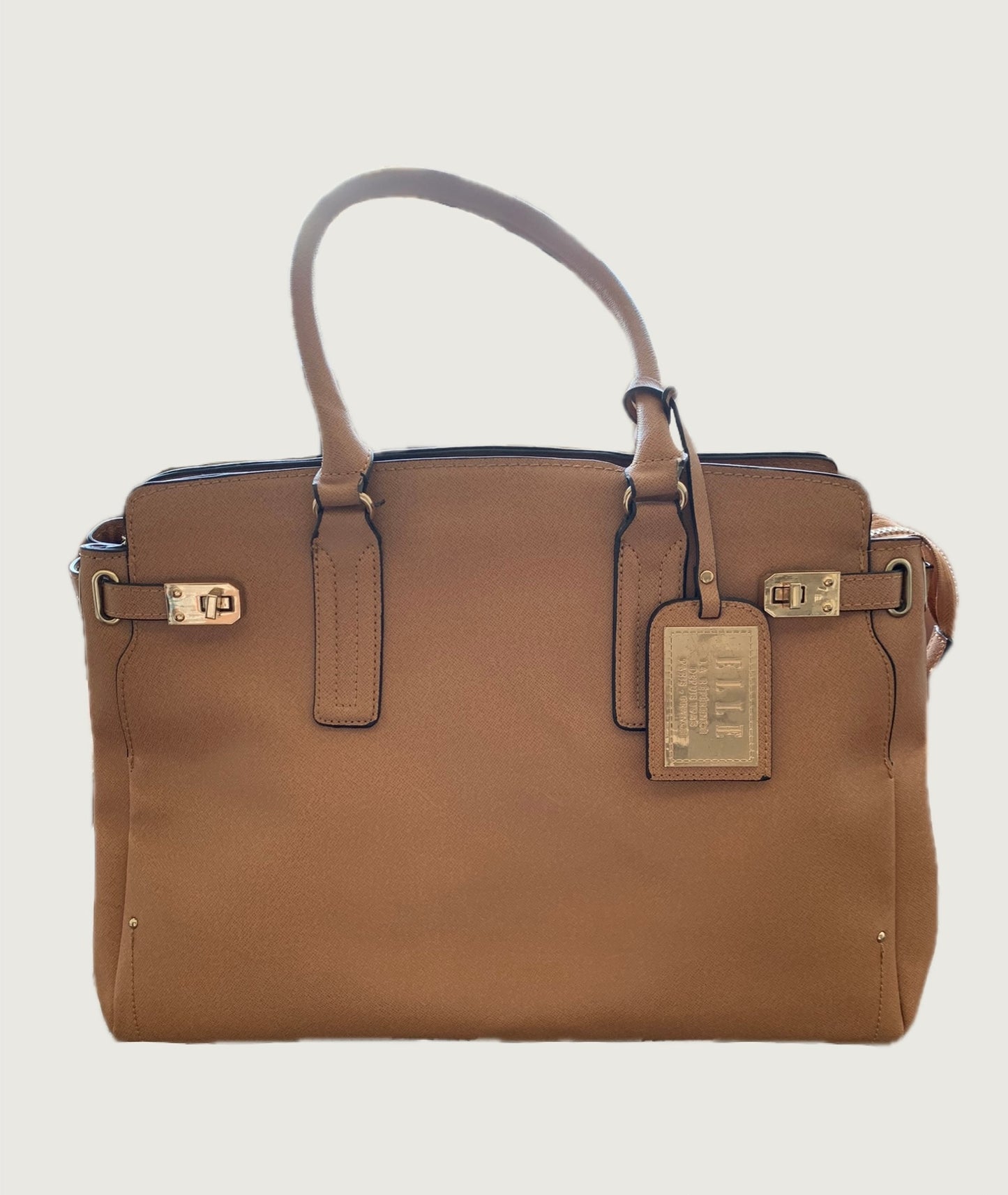 Cartera camel ELLE