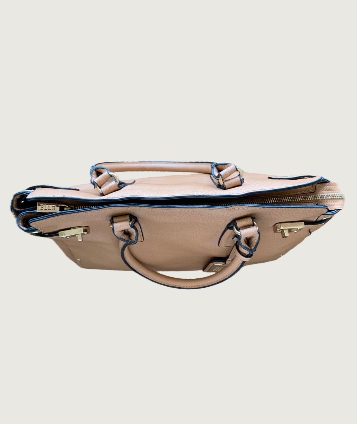 Cartera camel ELLE