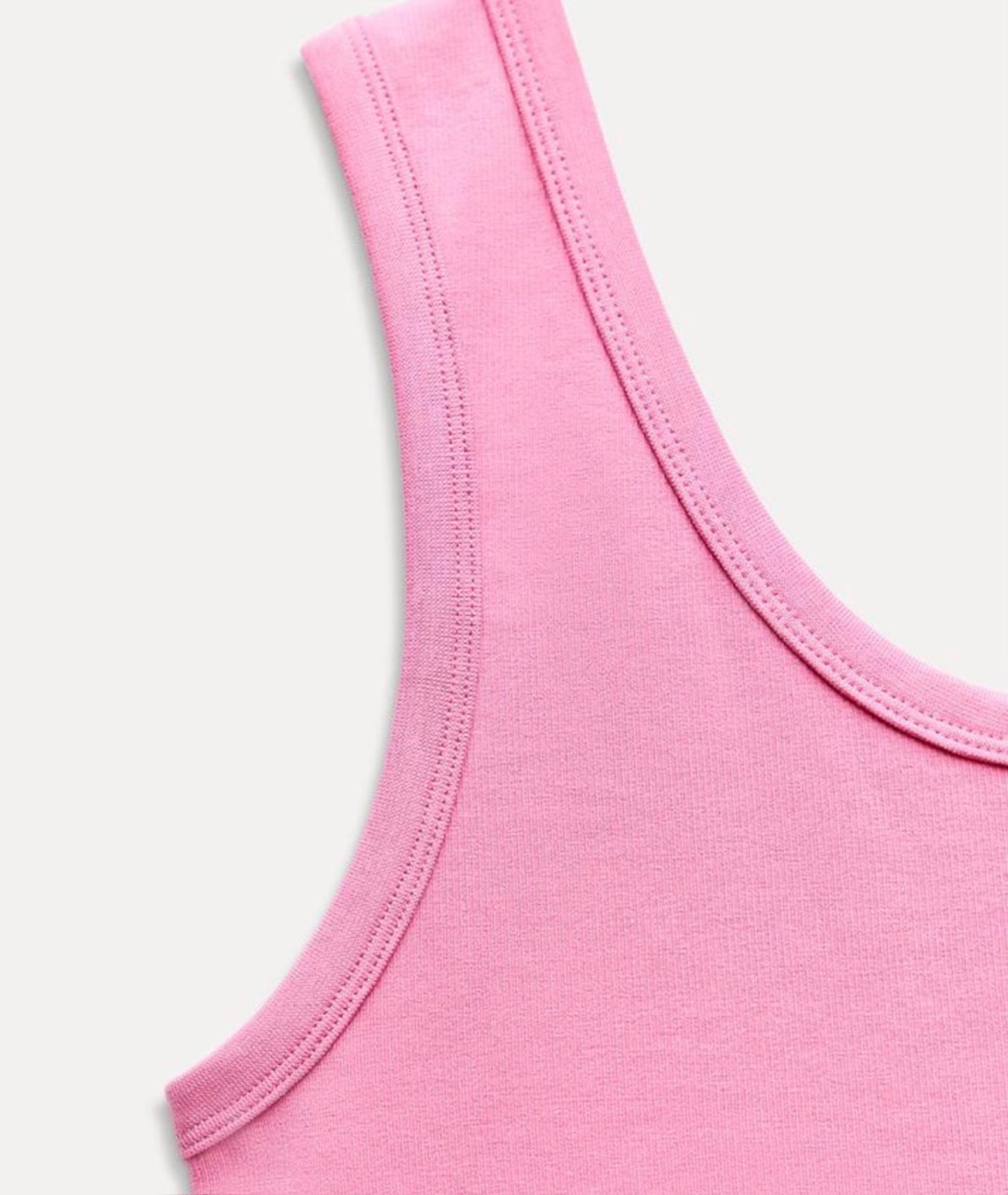 Vestido mini básico Rosa