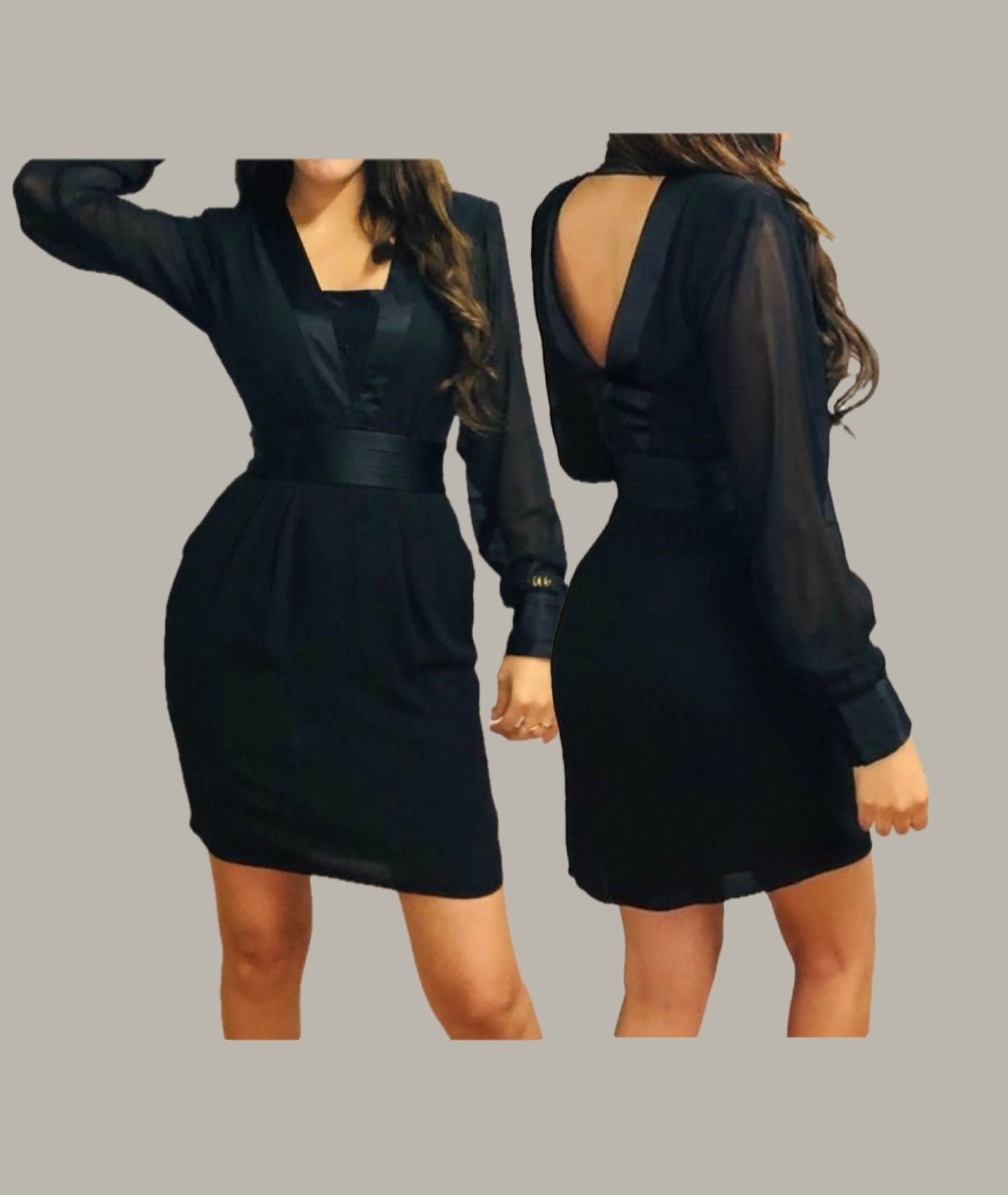 Vestido de gasa WAREHOUSE