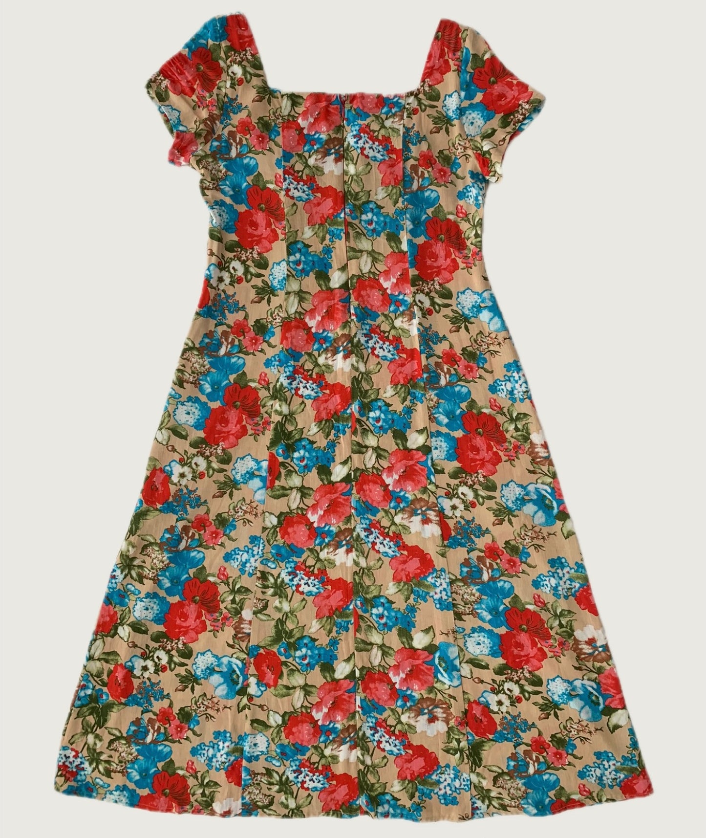 Vestido floreado largo