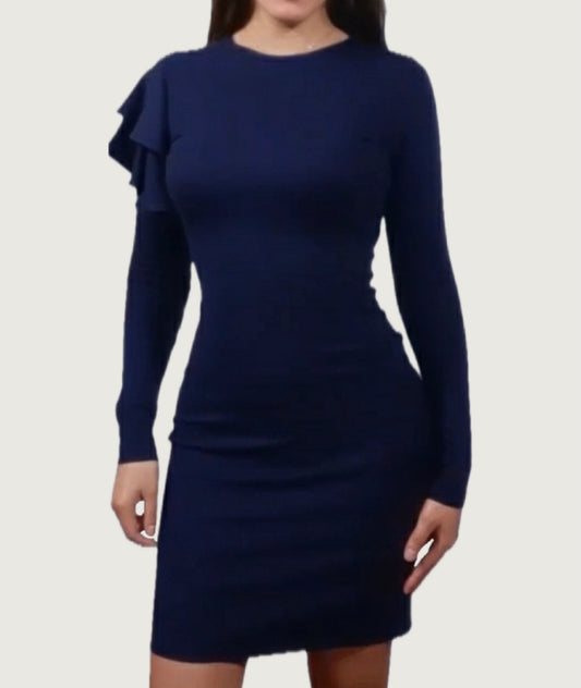 Vestido con bobo en hombro