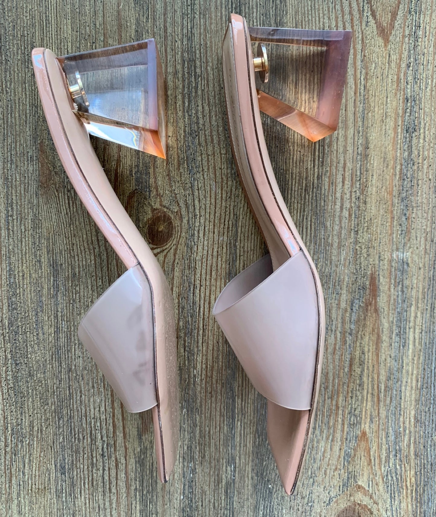 Sandalias taco medio