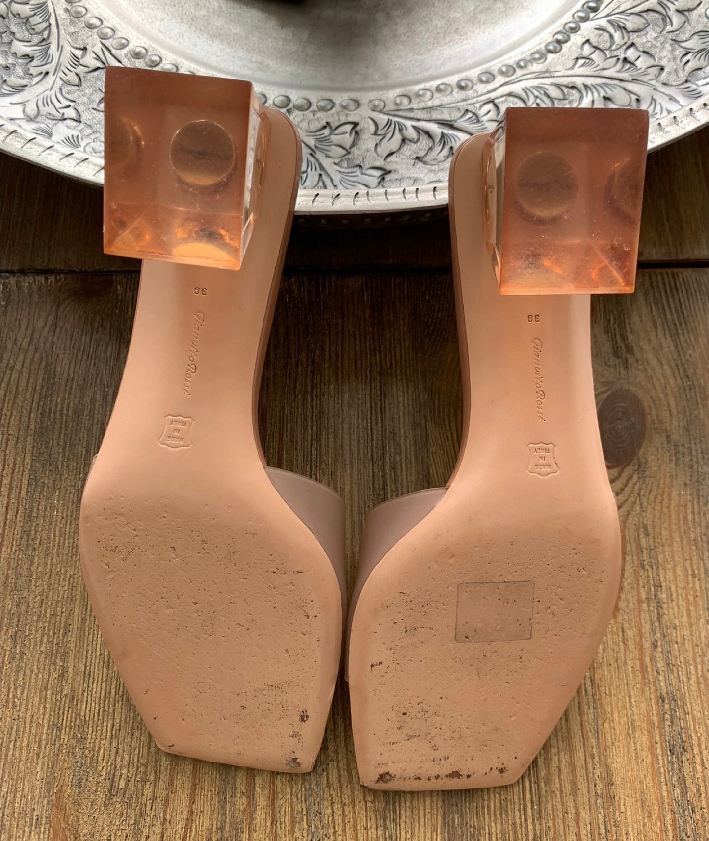 Sandalias taco medio