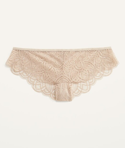 Calzón encaje beige OLD NAVY