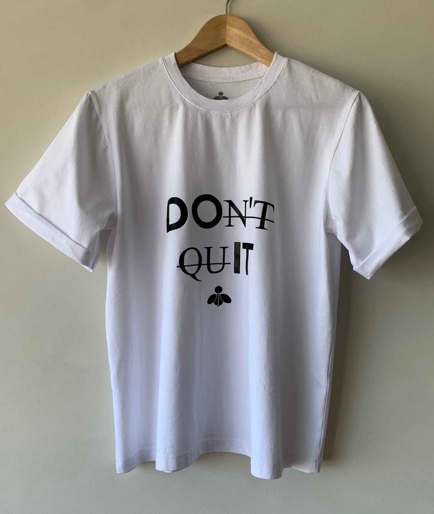 Polo frase 1 blanco
