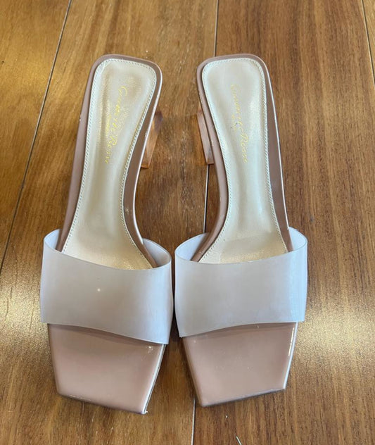 Sandalias taco medio