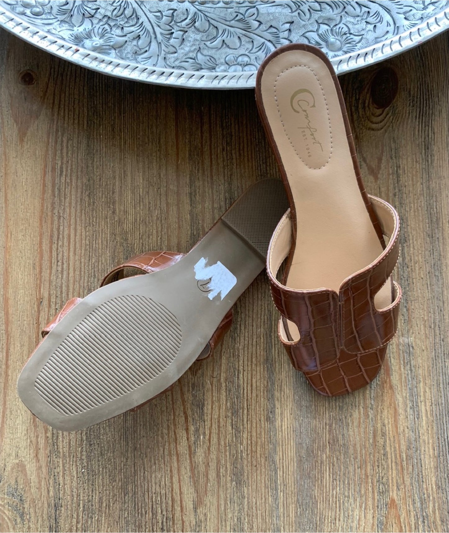 Sandalias marrones importadas