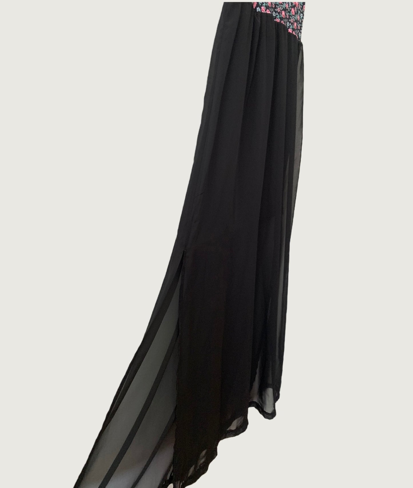 Vestido floral con base corta H&M